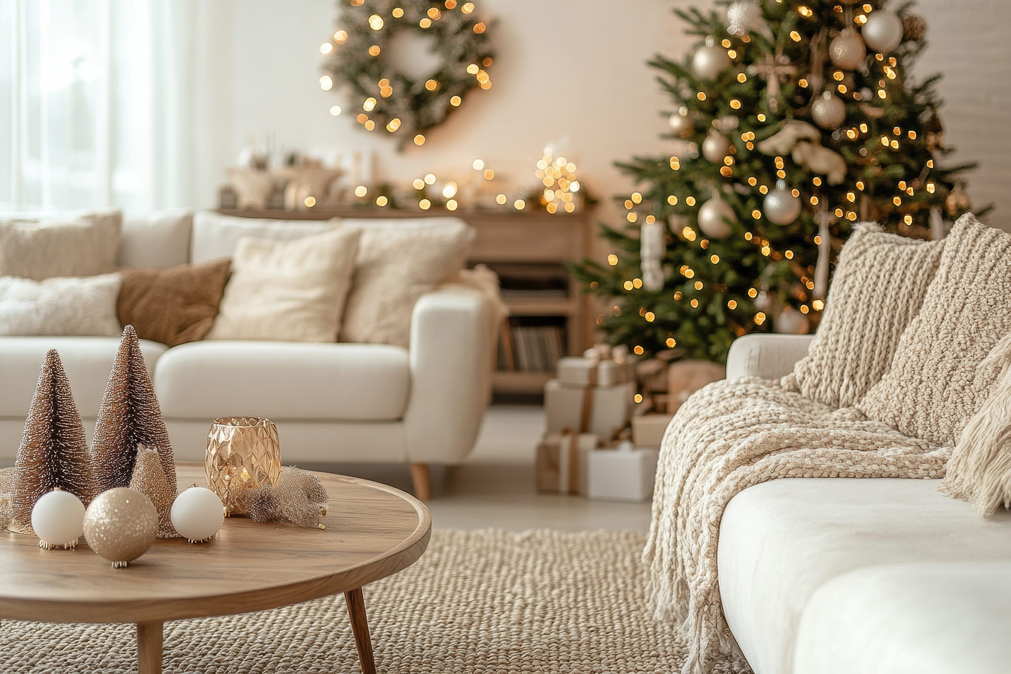 Living Room Christmas Decor